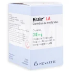 Ritalin LA Methylphenidate 30 mg 30 Tabs