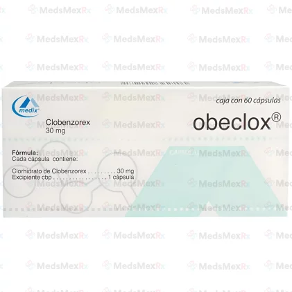 OBECLOX CLOBENZOREX 30mg 60 caps