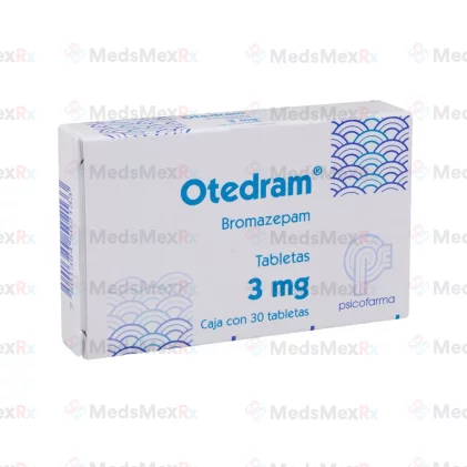 Otedram  Bromazepam 3 mg 30 Tabs.