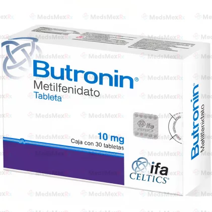 Butronin Methylphenidate 10 mg 30 tabs.
