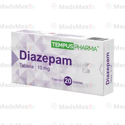 Diazepam 10 mg 20 tabs.