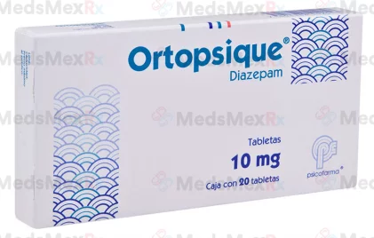 Ortopsique Diazepam 10 mg  20 tabs