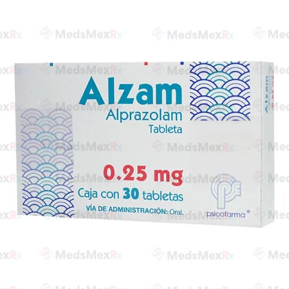 Alzam Alprazolam 0.25 mg 30 Tabs