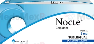 NOCTE SUBLINGUAL 5MG (C) 10 TAB