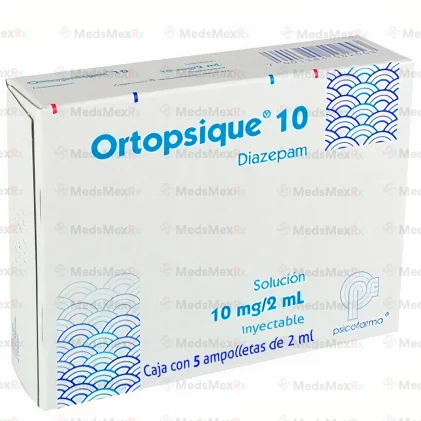 Ortopsique Diazepam 10 mg  5 Ampoules