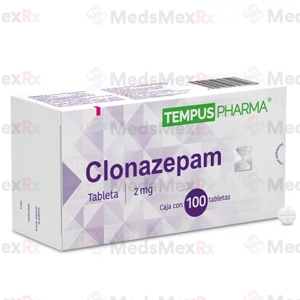 Clonazepam 2 mg 100 tabs.
